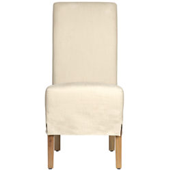Neptune Long Island Dining Chair with Vintage Legs Natural